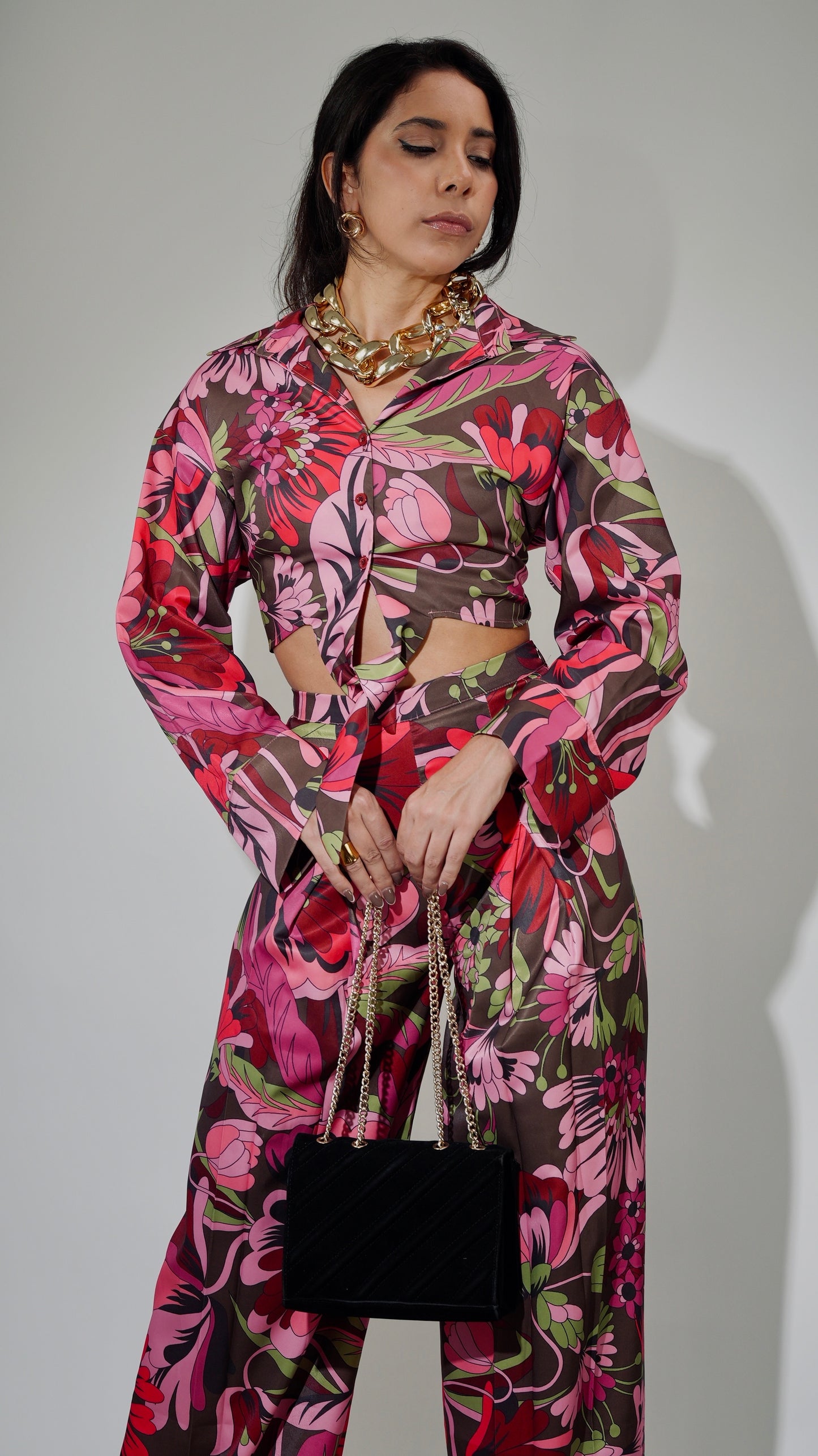 Floral Top and Pant Set