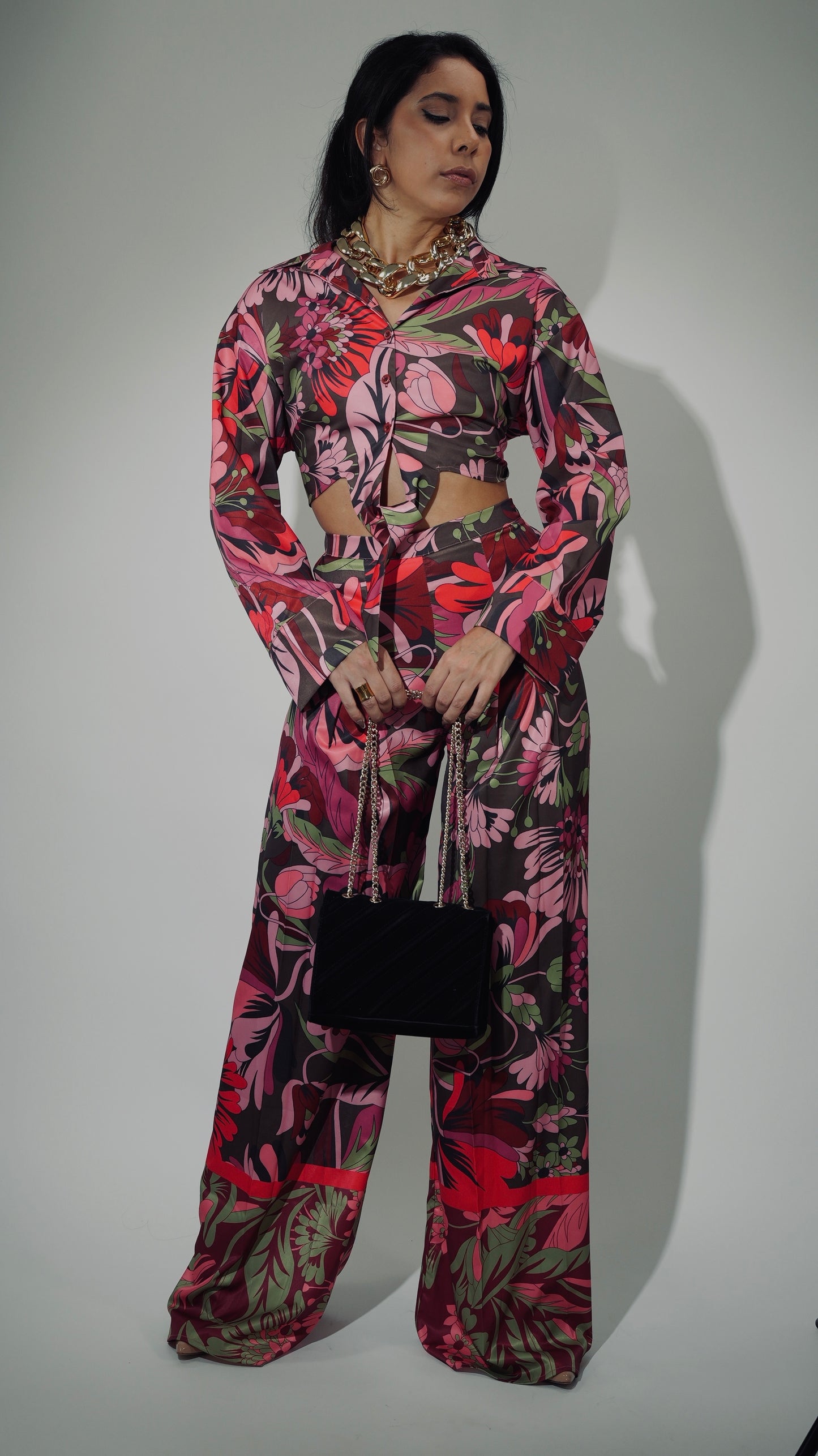 Floral Top and Pant Set